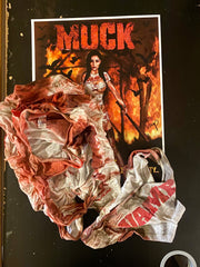 AUCTION LOT 83: LeeAnna Vamp "Muck" screen worn promo outfit (very bloody top & underwear)