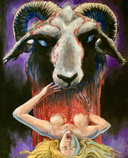 AUCTION Lot 26: Original Unique Painting inspired by Kill Her Goats VHS