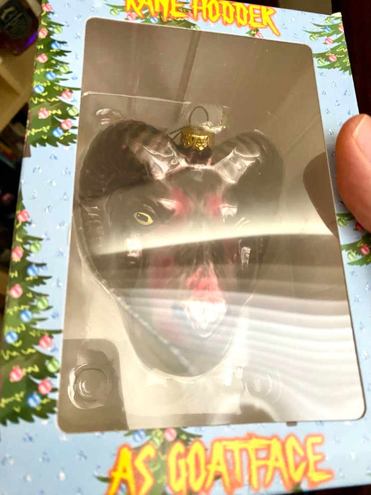 AUCTION Lot 11: Prototype YELLOW EYED Christmas Ornament (1 of 2 in existence!)
