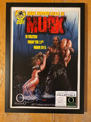 Auction Lot 63:  KANE HODDER Autographed Framed Poster