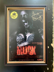 AUCTION Lot 62: PMOY Jaclyn Swedberg Autographed Framed Muck Poster