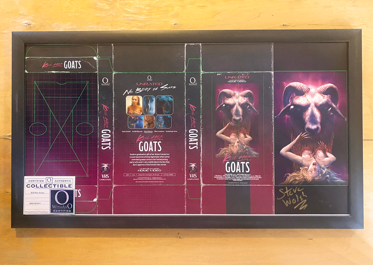AUCTION Lot 34: VHS Book Box Framed Production Proof