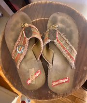 Auction Lot 76: Troit's sandals (worn on-screen MUCK)