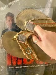 Auction Lot 76: Troit's sandals (worn on-screen MUCK)