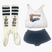 AUCTION Lot 78: Monica Sim's West Craven cheer (shorts, shirt, socks)