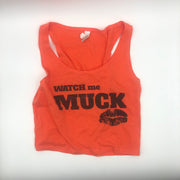 AUCTION Lot 24: Arielle's Orange "Watch Me Muck" shirt worn on-screen